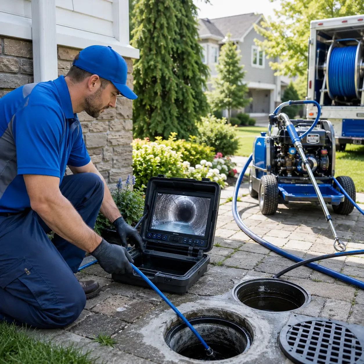 Outdoor drain cleaning professionals serving Marion, KS